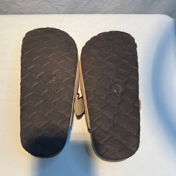 Women's Tan Suede Slippers - Picture 6 of 8